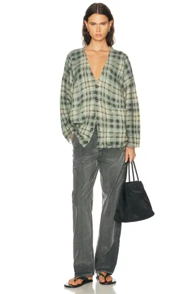 R13 Printed Oversized Cardigan | Thumbnail 4 R13 Printed Oversized Cardigan | Thumbnail 4
