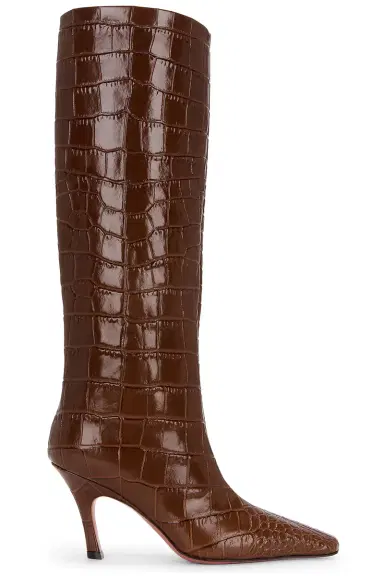 Amina Muaddi Mona 80 Boot | Thumbnail 1 Amina Muaddi Mona 80 Boot | Thumbnail 1