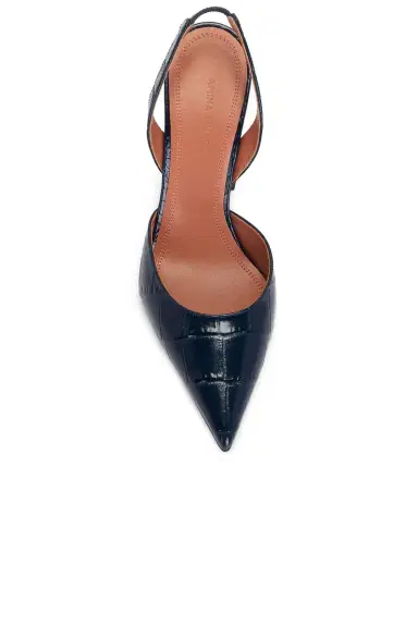 Amina Muaddi Holli 95 Slingback Pump | Thumbnail 4 Amina Muaddi Holli 95 Slingback Pump | Thumbnail 4