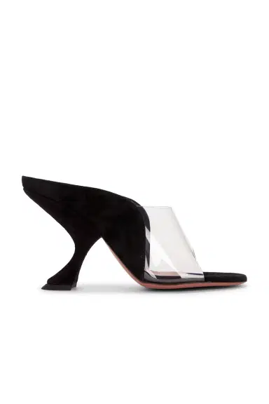 Amina Muaddi Mackenzie 90 Slipper Mule | Thumbnail 1 Amina Muaddi Mackenzie 90 Slipper Mule | Thumbnail 1