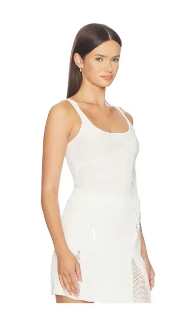 Fleur du Mal Rib Garter Top | Thumbnail 2 Fleur du Mal Rib Garter Top | Thumbnail 2