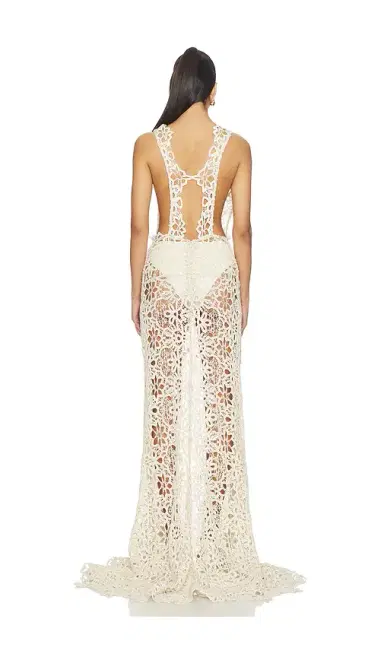 Bronx and Banco Akello Crochet Maxi Dress | Thumbnail 3 Bronx and Banco Akello Crochet Maxi Dress | Thumbnail 3