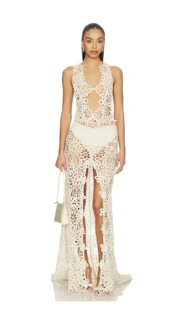 Bronx and Banco Akello Crochet Maxi Dress | Thumbnail 1 Bronx and Banco Akello Crochet Maxi Dress | Thumbnail 1