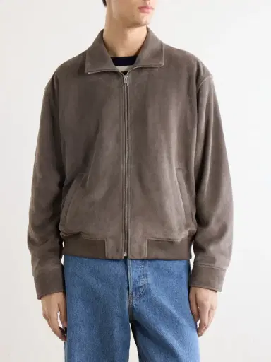 Frame Suede Bomber Jacket - Men | Thumbnail 3 Frame Suede Bomber Jacket - Men | Thumbnail 3