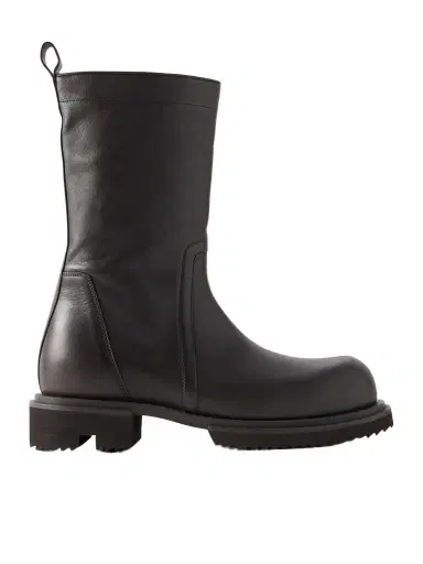 Rick Owens Creeper Gabe Washed Leather Lace-Up Boots - Men | Thumbnail 1 Rick Owens Creeper Gabe Washed Leather Lace-Up Boots - Men | Thumbnail 1
