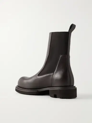 Rick Owens Beatle Leather Chelsea Boots - Men | Thumbnail 4 Rick Owens Beatle Leather Chelsea Boots - Men | Thumbnail 4
