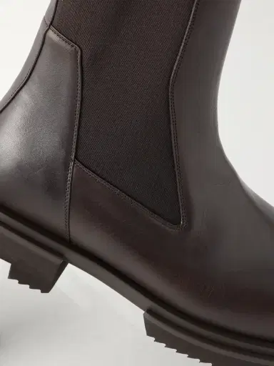 Rick Owens Beatle Leather Chelsea Boots - Men | Thumbnail 5 Rick Owens Beatle Leather Chelsea Boots - Men | Thumbnail 5