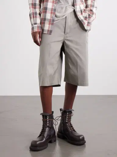 Rick Owens Army Gabe Leather Lace-Up Boots - Men | Thumbnail 2 Rick Owens Army Gabe Leather Lace-Up Boots - Men | Thumbnail 2