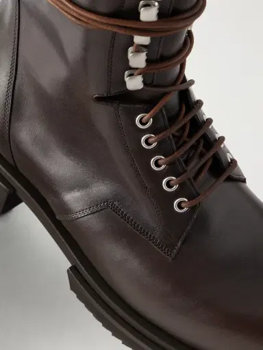 Rick Owens Army Gabe Leather Lace-Up Boots - Men | Thumbnail 5 Rick Owens Army Gabe Leather Lace-Up Boots - Men | Thumbnail 5
