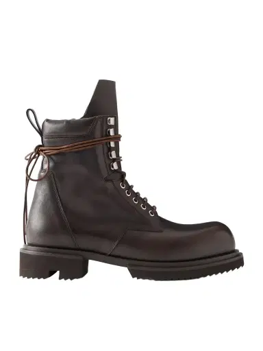 Rick Owens Army Gabe Leather Lace-Up Boots - Men | Thumbnail 1 Rick Owens Army Gabe Leather Lace-Up Boots - Men | Thumbnail 1