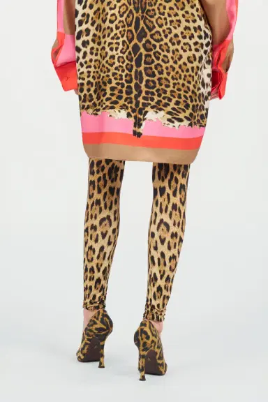 Roberto Cavalli Jaguar Print Leggings | Thumbnail 3 Roberto Cavalli Jaguar Print Leggings | Thumbnail 3