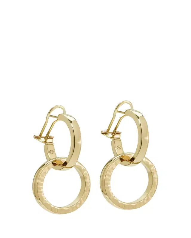 Duetto 18K Yellow Gold Large Double-Hoop Earrings Duetto 18K Yellow Gold Large Double-Hoop Earrings