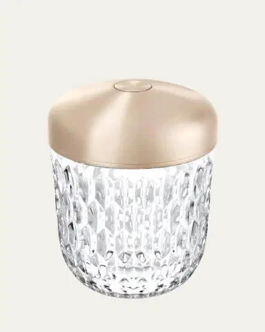 Saint Louis Crystal Folia Mini Portable Lamp, Champagne | Thumbnail 2 Saint Louis Crystal Folia Mini Portable Lamp, Champagne | Thumbnail 2