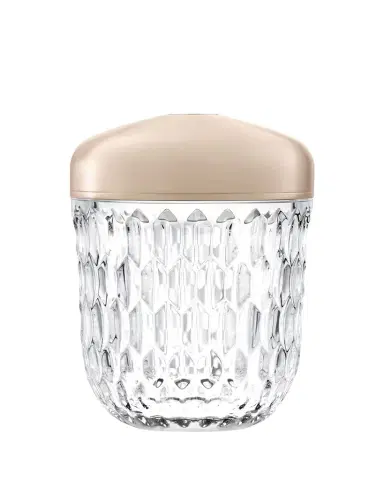 Saint Louis Crystal Folia Mini Portable Lamp, Champagne | Thumbnail 1 Saint Louis Crystal Folia Mini Portable Lamp, Champagne | Thumbnail 1