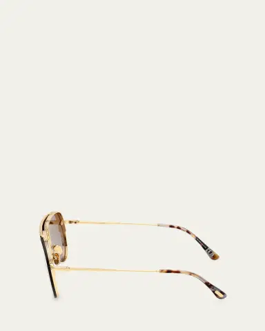 Tom Ford Tortoise Metal & Acetate Aviator Sunglasses | Thumbnail 3 Tom Ford Tortoise Metal & Acetate Aviator Sunglasses | Thumbnail 3