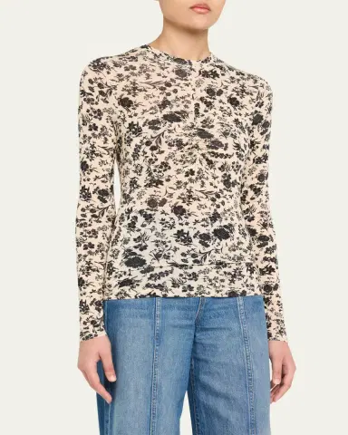 Ulla Johnson Neri Long-Sleeve Ruched Top | Thumbnail 4 Ulla Johnson Neri Long-Sleeve Ruched Top | Thumbnail 4