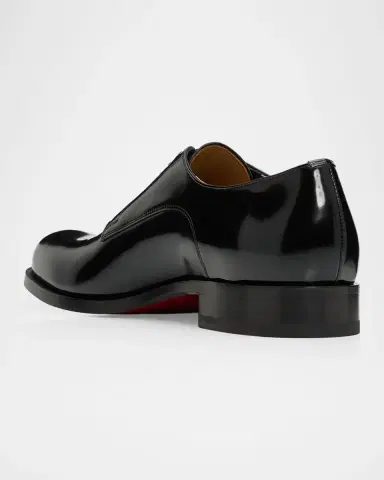Christian Louboutin Men's Moustachou Leather Derbys | Thumbnail 2 Christian Louboutin Men's Moustachou Leather Derbys | Thumbnail 2
