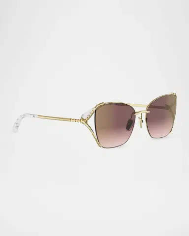 BVLGARI Serpenti Viper 56mm Butterfly Sunglasses | Thumbnail 3 BVLGARI Serpenti Viper 56mm Butterfly Sunglasses | Thumbnail 3