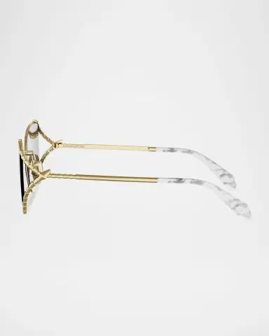 BVLGARI Serpenti Viper 56mm Butterfly Sunglasses | Thumbnail 5 BVLGARI Serpenti Viper 56mm Butterfly Sunglasses | Thumbnail 5