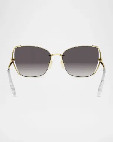 BVLGARI Serpenti Viper 56mm Butterfly Sunglasses | Thumbnail 7 BVLGARI Serpenti Viper 56mm Butterfly Sunglasses | Thumbnail 7