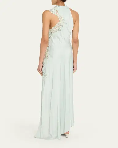 A.L.C. Josephine Satin and Lace Maxi Dress | Thumbnail 7 A.L.C. Josephine Satin and Lace Maxi Dress | Thumbnail 7