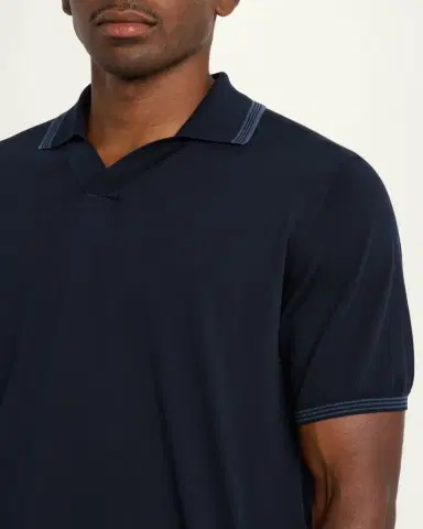 Fioroni Men's Giza Cotton Polo | Thumbnail 5 Fioroni Men's Giza Cotton Polo | Thumbnail 5