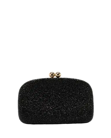 Carolina Herrera Vega Crystal Satin Clutch Bag | Thumbnail 1 Carolina Herrera Vega Crystal Satin Clutch Bag | Thumbnail 1
