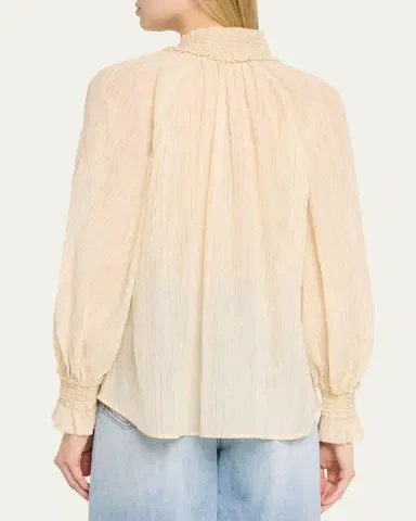 Zimmermann Aster Buttoned Blouse | Thumbnail 3 Zimmermann Aster Buttoned Blouse | Thumbnail 3