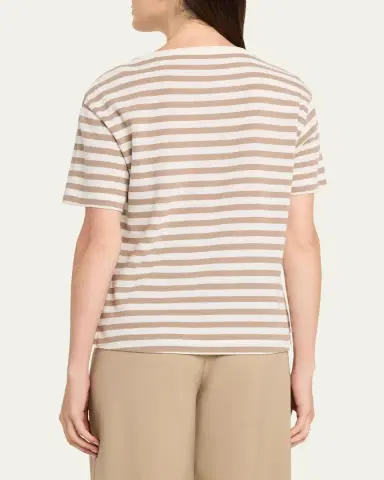 MAJESTIC FILATURES Striped Stretch Linen Shirt | Thumbnail 3 MAJESTIC FILATURES Striped Stretch Linen Shirt | Thumbnail 3