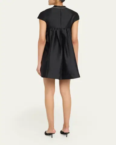 Atelier Prabal Gurung Pearly-Trim Cap Sleeve Mini Dress | Thumbnail 3 Atelier Prabal Gurung Pearly-Trim Cap Sleeve Mini Dress | Thumbnail 3
