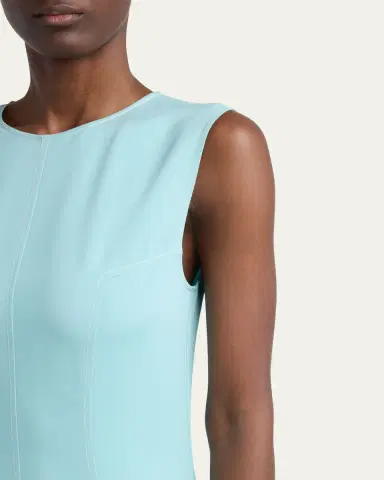 Stella McCartney Sleeveless Paneled Handkerchief Midi Dress | Thumbnail 5 Stella McCartney Sleeveless Paneled Handkerchief Midi Dress | Thumbnail 5