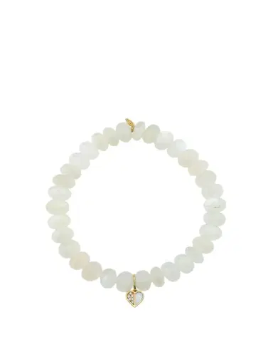 Sydney Evan 14K Half Heart Diamond and Mother-of-Pearl Bracelet | Thumbnail 1 Sydney Evan 14K Half Heart Diamond and Mother-of-Pearl Bracelet | Thumbnail 1