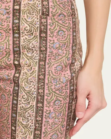 Cinq à Sept Pepper Paisley Flare Jeans | Thumbnail 5 Cinq à Sept Pepper Paisley Flare Jeans | Thumbnail 5