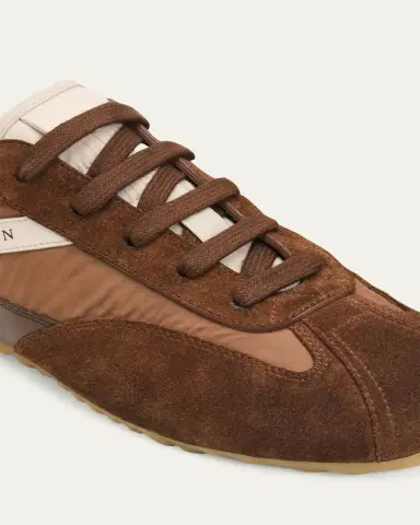 McQueen Boxe Mixed Media Low-Top Sneakers | Thumbnail 3 McQueen Boxe Mixed Media Low-Top Sneakers | Thumbnail 3