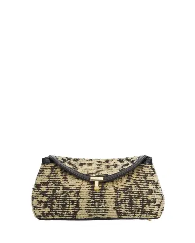 TOTEME T-Lock Mini Paisley Clutch | Thumbnail 1 TOTEME T-Lock Mini Paisley Clutch | Thumbnail 1