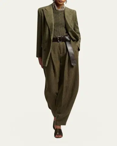 Ralph Lauren Collection Ramona Windowpane Tweed Jacket | Thumbnail 2 Ralph Lauren Collection Ramona Windowpane Tweed Jacket | Thumbnail 2