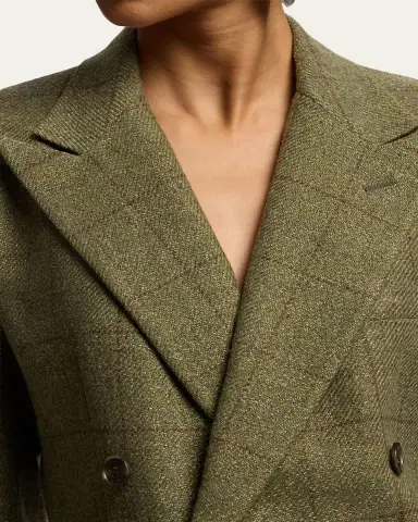Ralph Lauren Collection Ramona Windowpane Tweed Jacket | Thumbnail 5 Ralph Lauren Collection Ramona Windowpane Tweed Jacket | Thumbnail 5