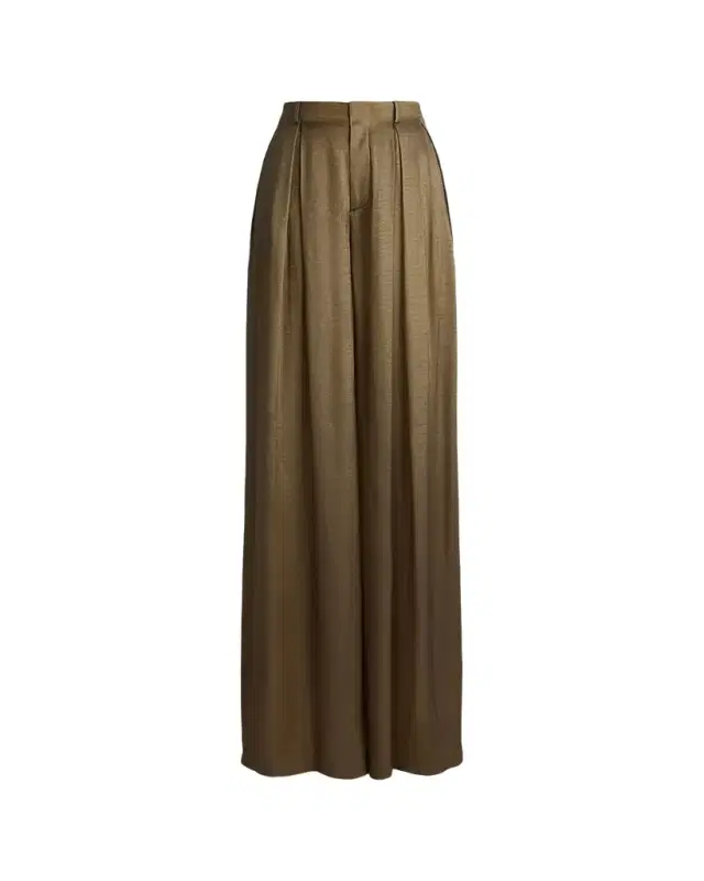 Greer Lamé Pleated Pant Greer Lamé Pleated Pant