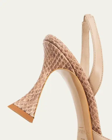 Alexandre Birman 85mm Clarita Mixed Leather Slingback Pumps | Thumbnail 3 Alexandre Birman 85mm Clarita Mixed Leather Slingback Pumps | Thumbnail 3