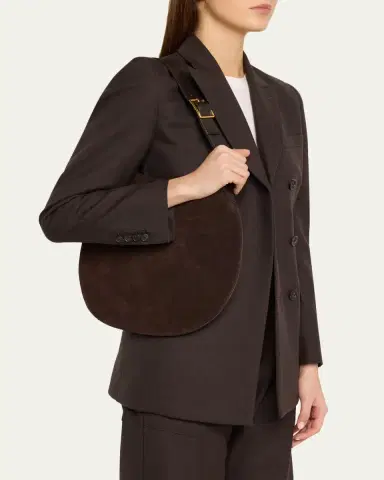 Nili Lotan Jagger Suede Shoulder Bag | Thumbnail 2 Nili Lotan Jagger Suede Shoulder Bag | Thumbnail 2