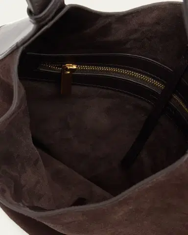 Nili Lotan Jagger Suede Shoulder Bag | Thumbnail 4 Nili Lotan Jagger Suede Shoulder Bag | Thumbnail 4