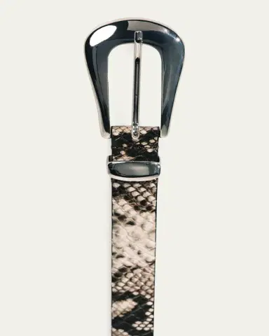 Déhanche Colette Snake-Embossed Leather Belt | Thumbnail 4 Déhanche Colette Snake-Embossed Leather Belt | Thumbnail 4