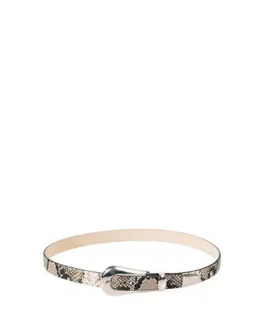 Déhanche Colette Snake-Embossed Leather Belt | Thumbnail 1 Déhanche Colette Snake-Embossed Leather Belt | Thumbnail 1