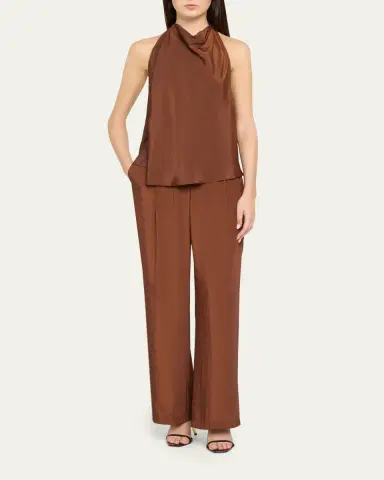 A.L.C. Ada Satin Halter Top | Thumbnail 2 A.L.C. Ada Satin Halter Top | Thumbnail 2