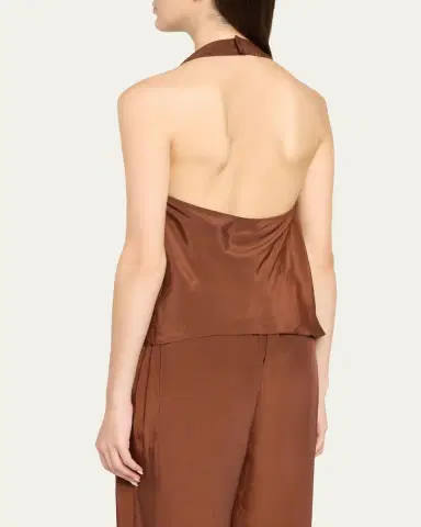A.L.C. Ada Satin Halter Top | Thumbnail 3 A.L.C. Ada Satin Halter Top | Thumbnail 3