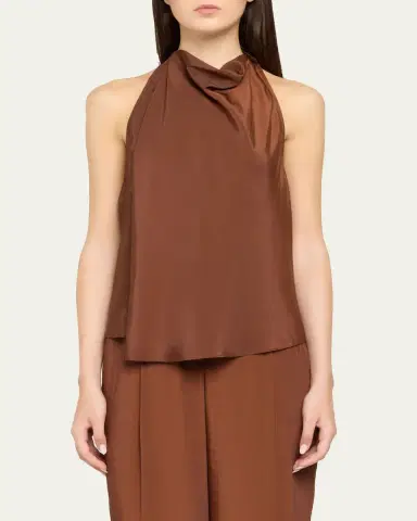 A.L.C. Ada Satin Halter Top | Thumbnail 4 A.L.C. Ada Satin Halter Top | Thumbnail 4