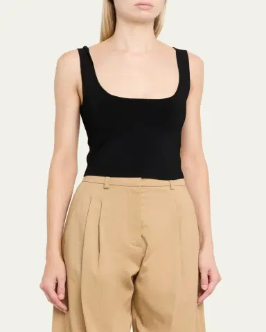A.L.C. Farrah Cropped Tank Top | Thumbnail 4 A.L.C. Farrah Cropped Tank Top | Thumbnail 4