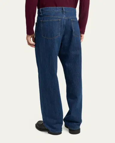 Jil Sander Men's Straight-Leg Denim Trousers | Thumbnail 3 Jil Sander Men's Straight-Leg Denim Trousers | Thumbnail 3