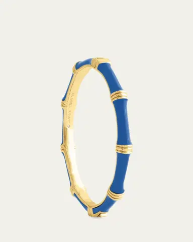 Anabel Aram Jewelry Bamboo Enameled Hinged Bangle | Thumbnail 2 Anabel Aram Jewelry Bamboo Enameled Hinged Bangle | Thumbnail 2