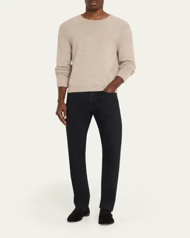 Zegna Men's Cashmere Crewneck Sweater | Thumbnail 2 Zegna Men's Cashmere Crewneck Sweater | Thumbnail 2